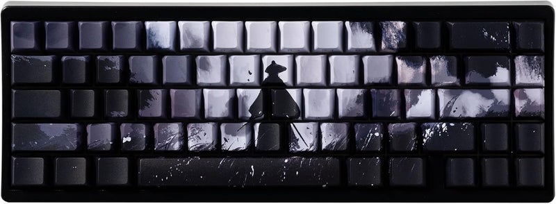 GMKWTL أغطية مفاتيح XVX Swordsman مزدوجة الطلق من PBT، مجموعة أغطية مفاتيح شفافة مطبوعة على الجانب، أغطية مفاتيح لوحة المفاتيح من نوع Cherry Profile بتقنية التسامي الصبغي، مناسبة للوحات المفاتيح الميكانيكية ذات مفاتيح Cherry Gateron MX - Image 1