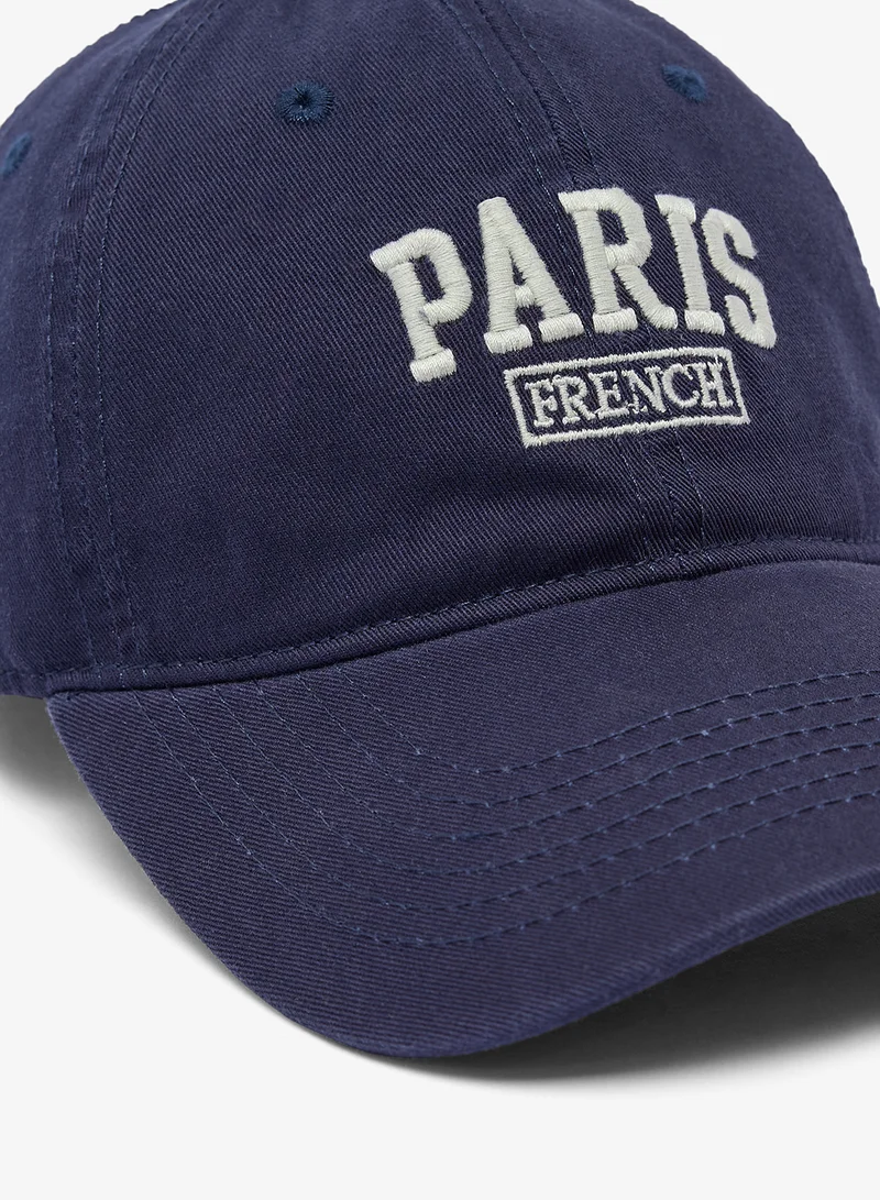 سفنتي فايف PARIS Embroidered Cap