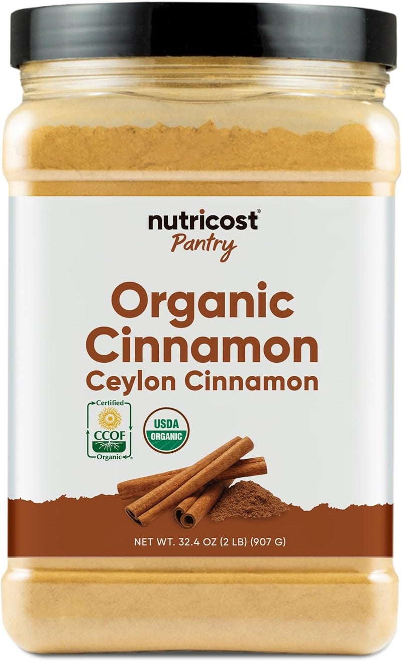 Nutricost Organic Ceylon Cinnamon - 2 Pounds - Image 1