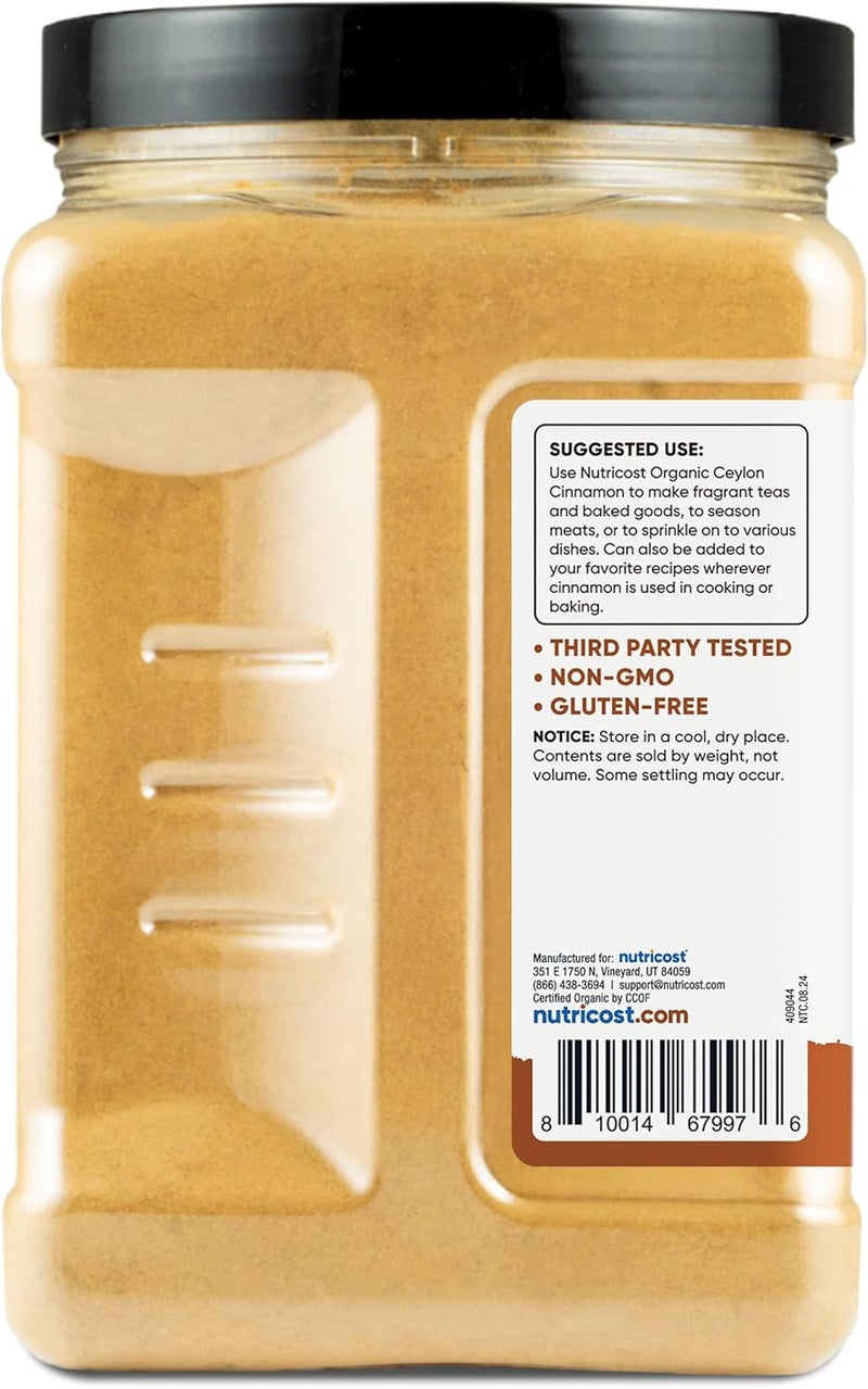 Nutricost Organic Ceylon Cinnamon - 2 Pounds - Image 4