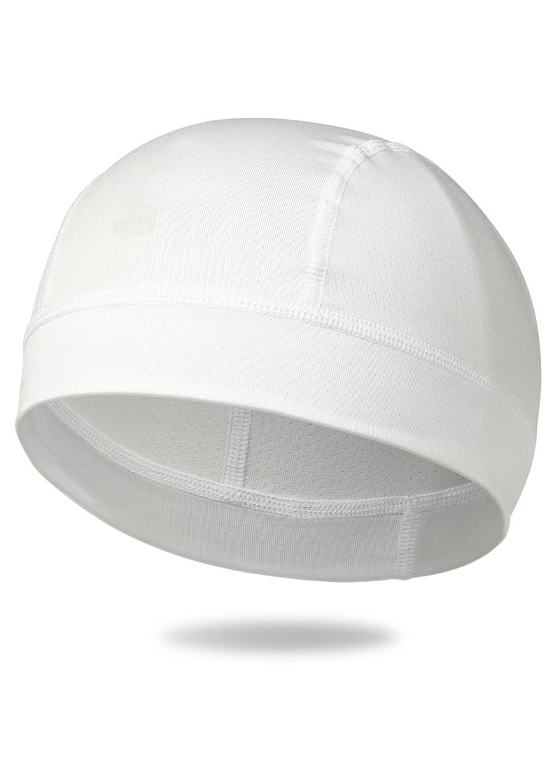 Generic Cycling Skull Cap Under Helmet Summer Breathable Mesh Helmet Liner Sun Protection Beanie for Men Women Sweat Wicking Hat for Motorcycling Cycling Football Running  - Image 1