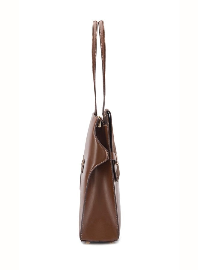 Lino Perros Monroe Daisy Brown Tote Bag - Image 3