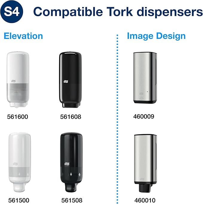 Tork OdourControl Liquid Soap Removes food odours gentle on skin dermatologically tested 6 x 1000ml bottles Compatible with Tork S4 systems 424011 - Image 5