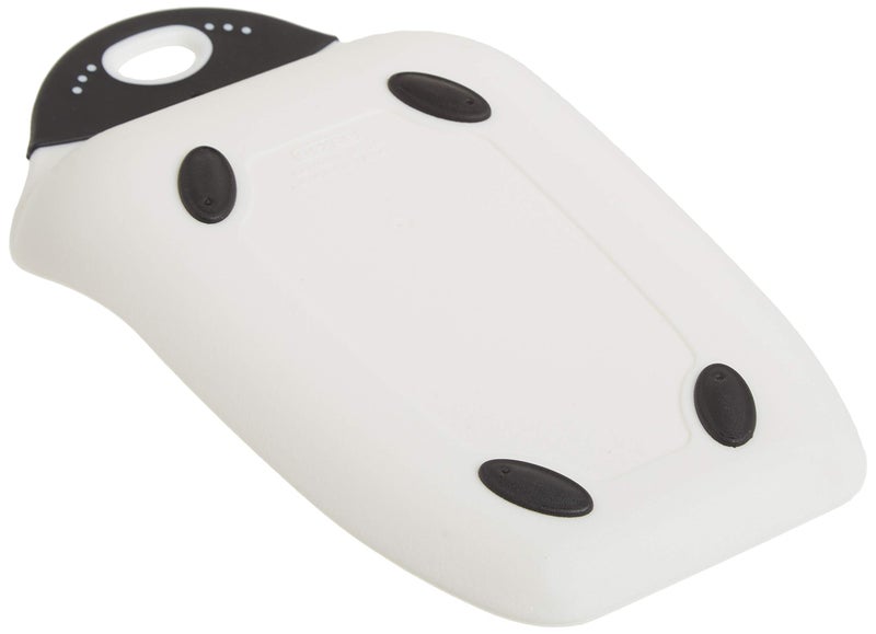 Dexas Chop & Scoop Cutting Board, Small 6.5 by 10.5 inches, White with Black Handle - Image 5