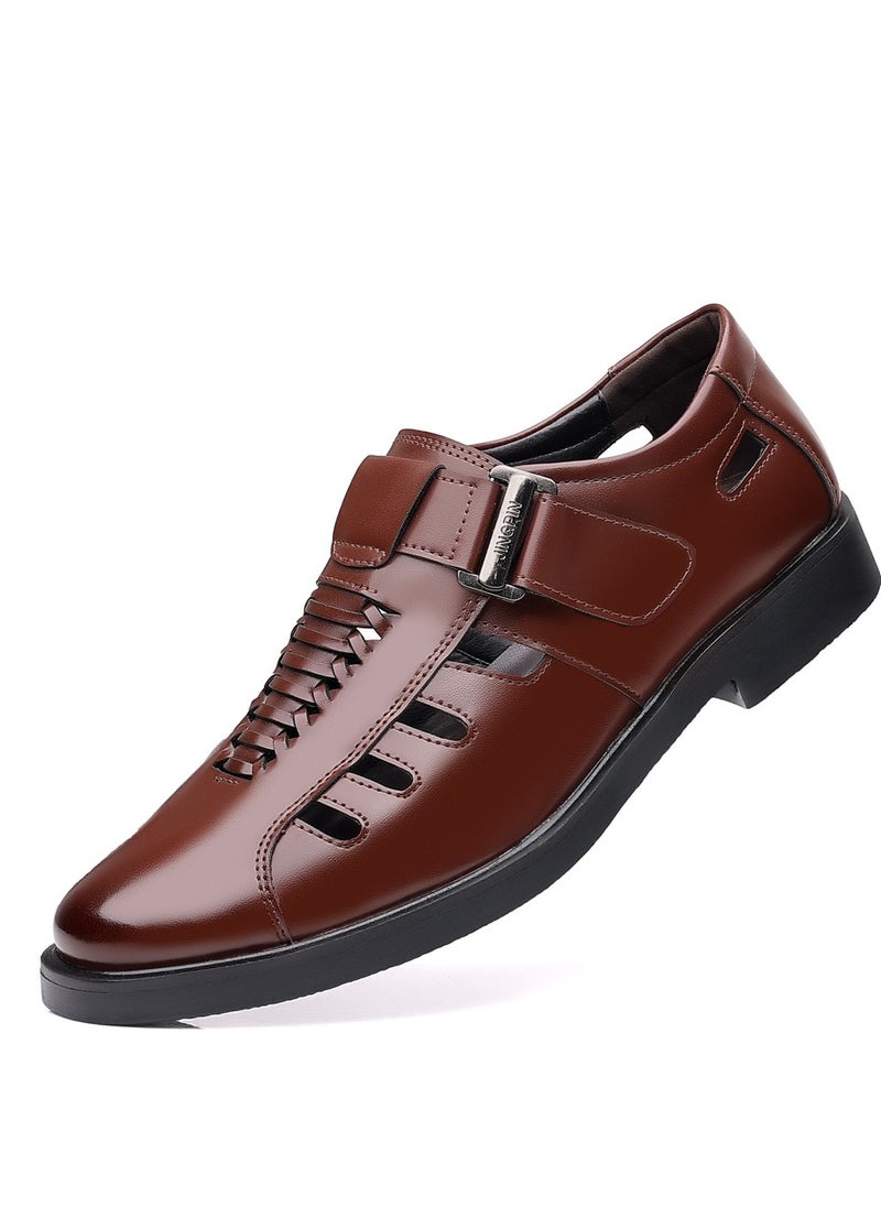 KUYING - New Men's Business Leather Shoes - Image 1