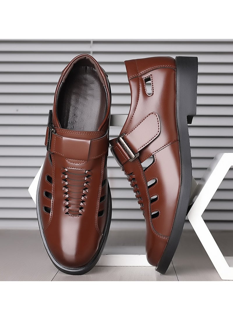 KUYING - New Men's Business Leather Shoes - Image 1