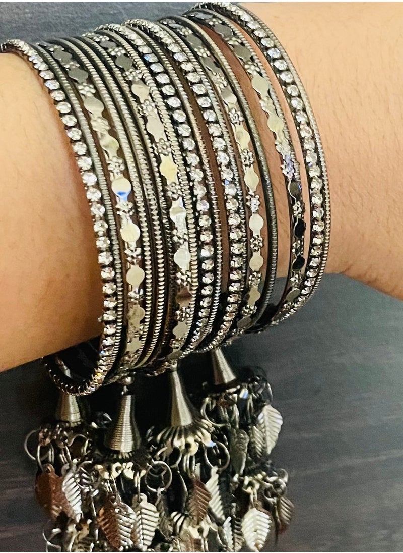 Generic - Festive Wear Bangle in Silver Tone - Image 1