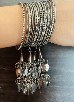 Festive Wear Bangle in Silver Tone