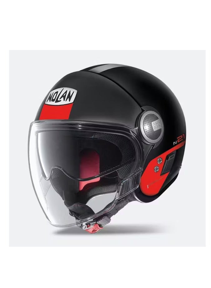 Nolan Nolan N21 Visor Agility Open Helmet Flat Black  - Image 1