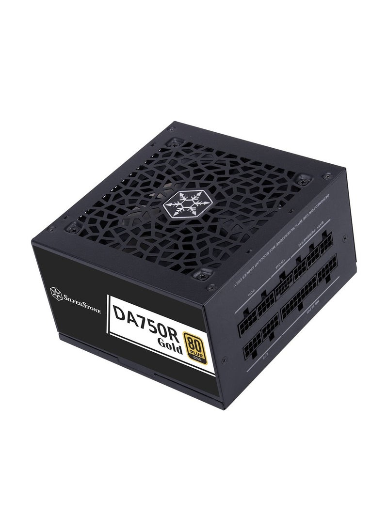 SilverStone DA750R Gold Fully Modular Power Supply, 80 PLUS Gold, 750W ATX 3.0 & PCIe 5.0, Active PFC, Silent 120mm FDB Fan, Japanese Capacitors, SST-DA750R-GMA  - Image 2