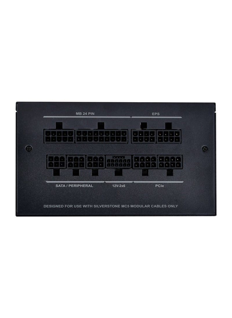 SilverStone DA750R Gold Fully Modular Power Supply, 80 PLUS Gold, 750W ATX 3.0 & PCIe 5.0, Active PFC, Silent 120mm FDB Fan, Japanese Capacitors, SST-DA750R-GMA  - Image 3