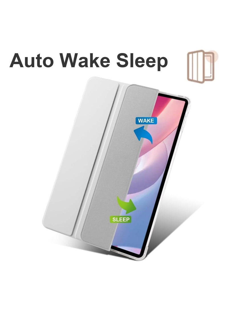 حافظة متوافقة مع Honor Pad X8 Pro/Honor Pad X9 بحجم 11.5 بوصة، حافظة رفيعة وخفيفة الوزن توفر حماية، غطاء ذكي مقاوم للصدمات مع غلاف خلفي شفاف وحامل قلم. - Image 2