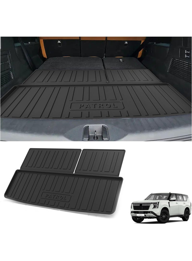 Oasisgalore Heavy Duty TPE Cargo Liner Trunk Mat for Nissan Patrol Y63 (2025 2026, 8 Seats) – Waterproof, Non-Slip Boot Protector | Custom Fit Interior Accessories - Image 1