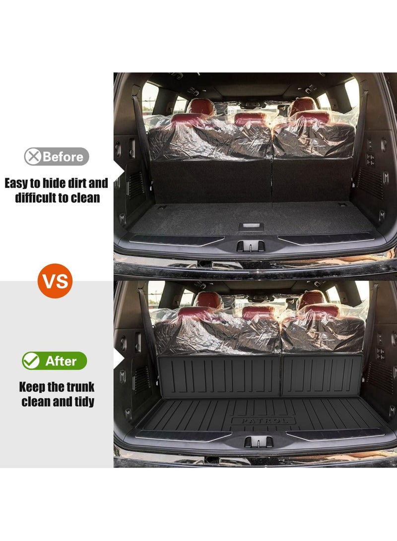Oasisgalore Heavy Duty TPE Cargo Liner Trunk Mat for Nissan Patrol Y63 (2025 2026, 8 Seats) – Waterproof, Non-Slip Boot Protector | Custom Fit Interior Accessories - Image 2
