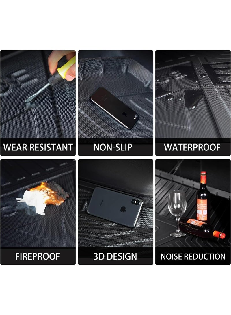 Oasisgalore Heavy Duty TPE Cargo Liner Trunk Mat for Nissan Patrol Y63 (2025 2026, 8 Seats) – Waterproof, Non-Slip Boot Protector | Custom Fit Interior Accessories - Image 3