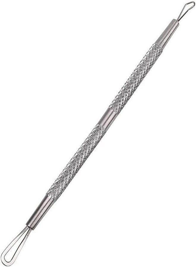 BANIRA PROFESSIONL Silver Stainless Steel Blackhead Remover Pimple Extractor Popper Tool Acne Comedone Blackhead, Blemish, Whitehead Popping, Zit Removing for Nose Face - Image 1