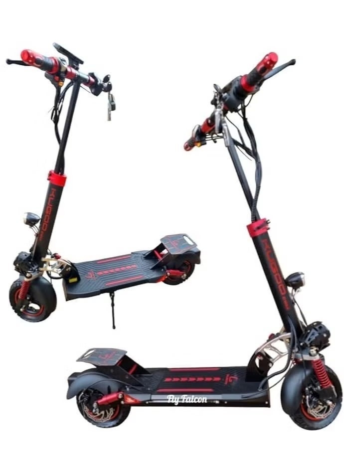 Kugoo D Max Electric Scooter -Electric Motorcycle 2000W Motor & 48V 15Ah Battery | 40km Range | Speed 15/25/65 km/h | Full LED Lights | Foldable & Adjustable | Digital Display | - Image 1