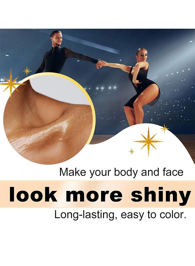 الشَّكْويت زيت جسم متلألئ 30 مل، مرطب ومضيء يدوم طويلاً للجسم، لتفتيح الوجه، إضاءة سائلة مقاومة للماء، توهج زيت لامع، هايلايتر لمكياج صيفي متألق #04 - Image 5