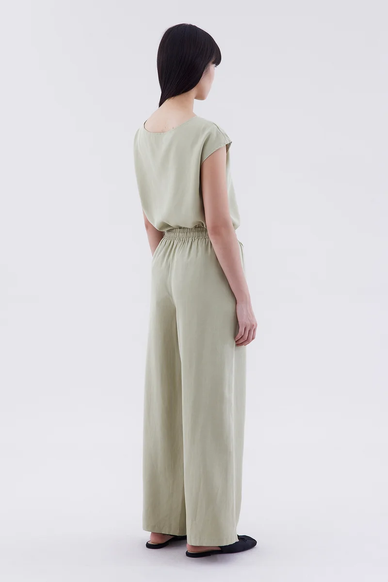 The Editor's Market Melena High-Rise Drawstring Pants
