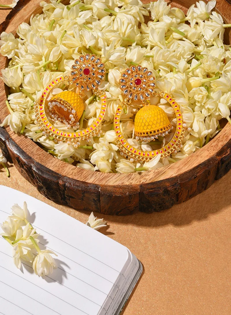 SOHI Evening Artificial Drop Earring Jewellery