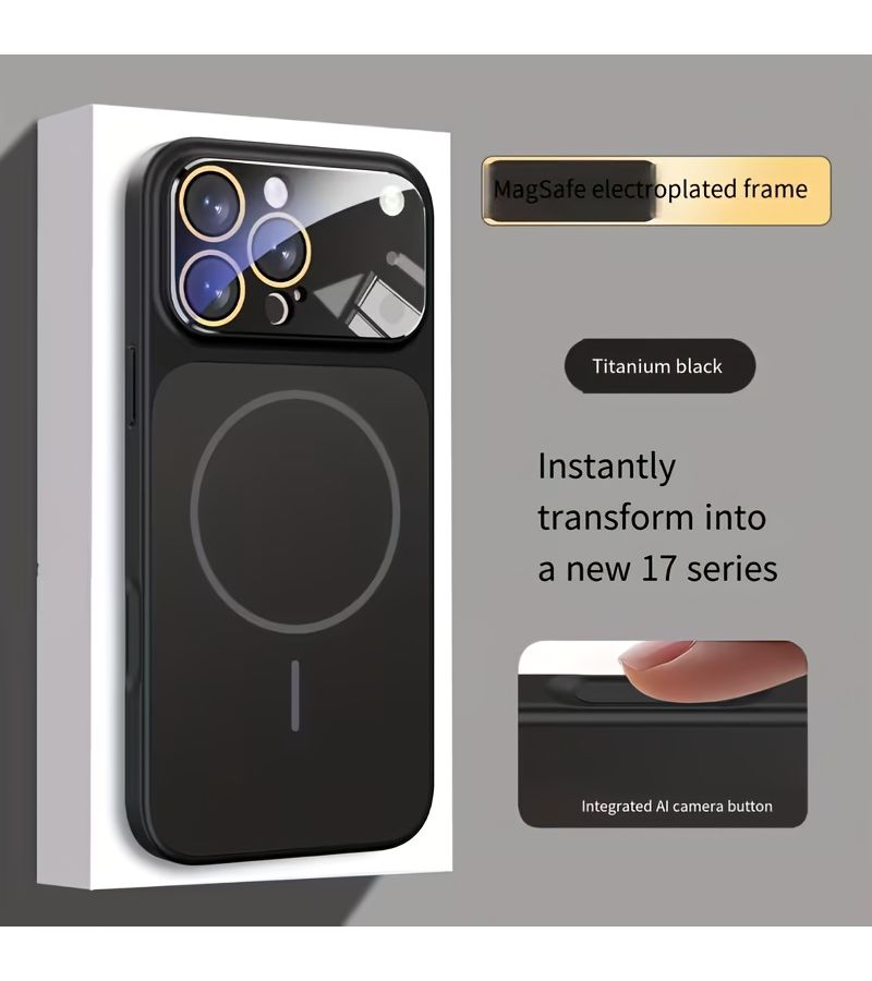 Golden 3 Pack Matte Glass Case for iPhone 17 Pro Max with Lens Protectors - Image 3