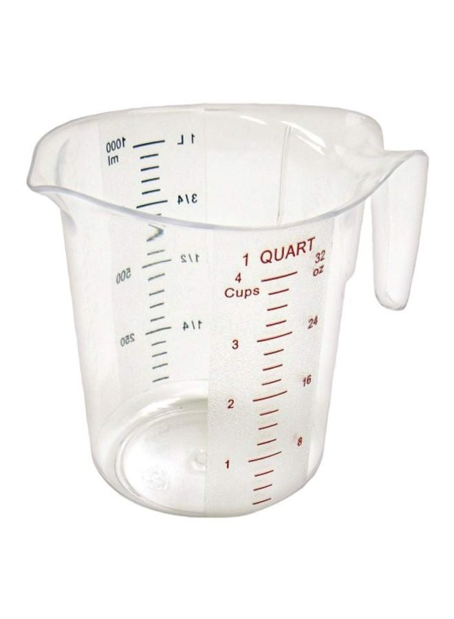 Winco FBA_ Measuring Cup, Polycarbonate, 1-Quart, Clear