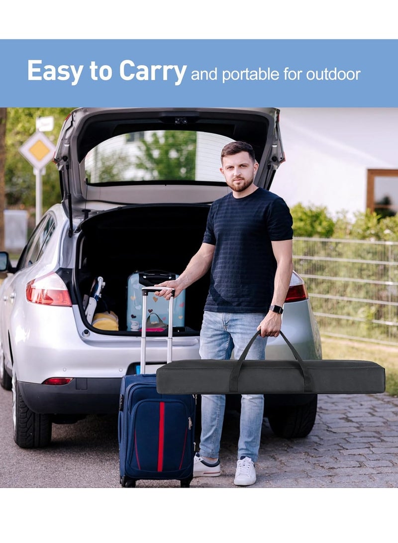 Projector Screen with Stand - 100 Inches An ideal projector screen for both indoor and outdoor use, featuring easy-to-clean material and a wide 160-degree viewing angle. Includes a carrying bag for easy transport and storage. - Image 5