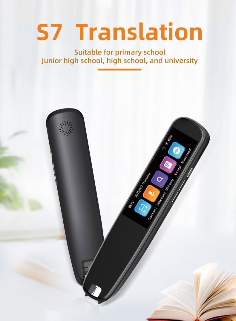 Gasin AI Language Translator And Electronic Dictionary, Real-time Voice Translation Into Arabic And Other Languages, Supports WiFi Translation, Equipped With Scanning And Reading Functions - Image 1