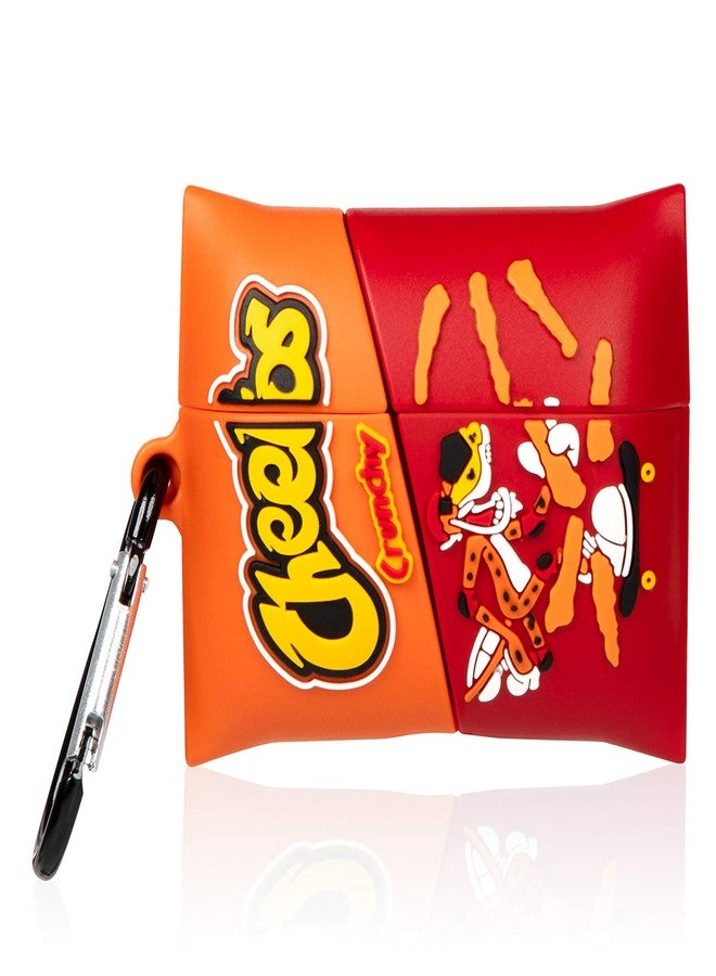 Joyleop Cheet Chips Airpods Pro Case, Cute Cartoon Fun 3D Kids Girls Teen Boys, Kawaii Food Styled Silicone Character, Protective and Stylish - Image 4