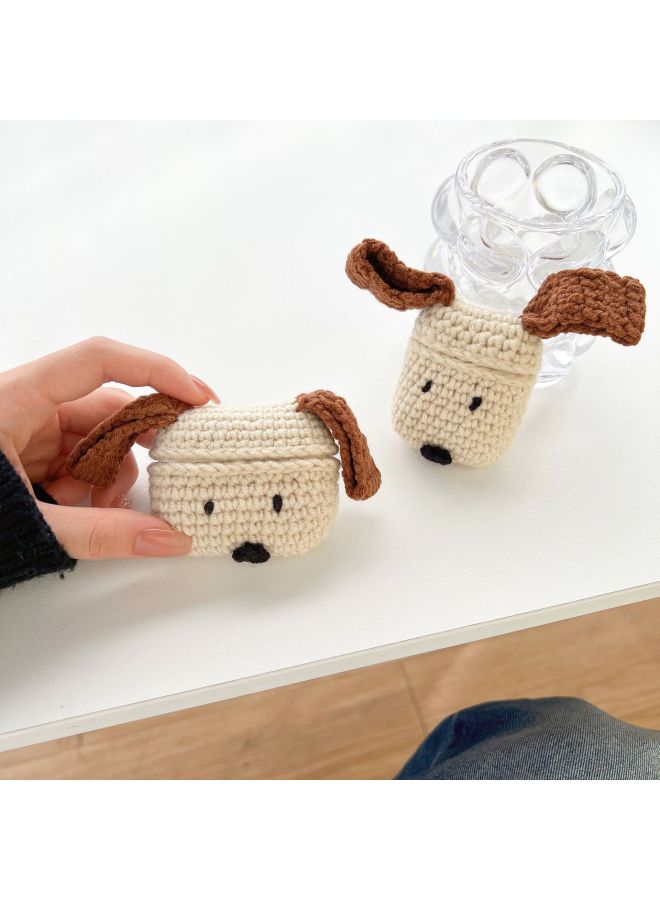 Loquat Airpods 4 Headphone Protective Case Cartoon Plush Doll For Apple1/2/3 Gen Pro Wireless Bluetooth Soft-Color:Plush Soft Shell-red Scarf Bear-Model:Airpods 4 (protective Case) - Image 4