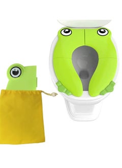 Gonice Toilet Potty Training Seat Cover, Travel Toilet Seat, Folding Non Slip Silicone Pads, Travel Portable Reusable Kids Toddlers Boys Girls  - Image 3