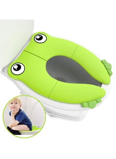 Gonice Toilet Potty Training Seat Cover, Travel Toilet Seat, Folding Non Slip Silicone Pads, Travel Portable Reusable Kids Toddlers Boys Girls  - Image 5