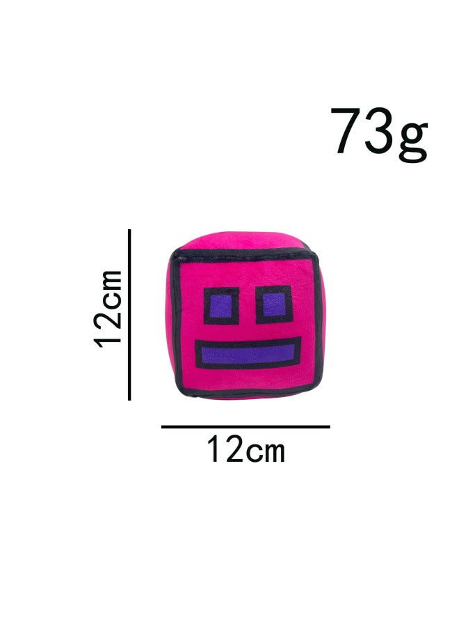 Geometry Dash Geometric Sprint Plush Toy Doll Game Peripheral Doll-Color:Green Square-Height:Figure - Image 5