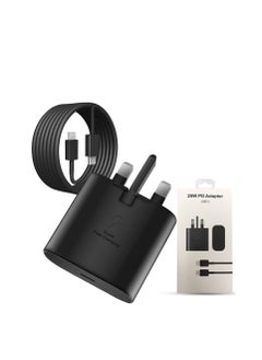 25W Usb C Fast Charger Plug With 1M Cable For Samsung Usb C Charger Mobile Phone Mains Plugs, 25W Usb C Charger & Usb C Cable For Samsung S24 Ultra/S24/S23/S22+/S22 Ultra/S21 Series/S23/A16/A15/A14/A36/A35/A34/A33/A73/A72/A71/A70/M56/M55/A26/A25/M34 And Other Usb Type C Devices