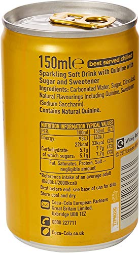 Schweppes Indian Tonic Water 150ml (Pack of 12) - Image 4