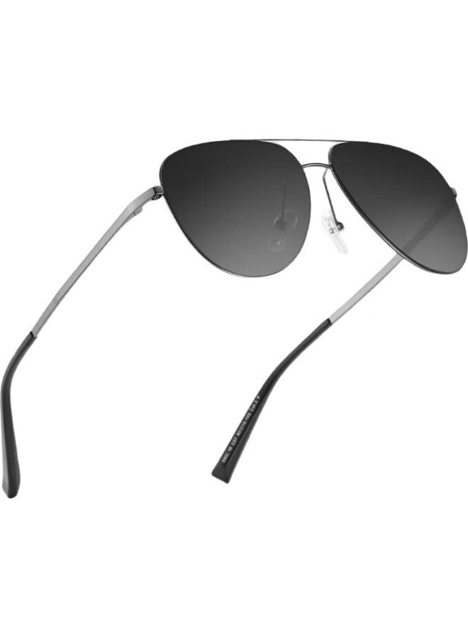 Mimikawa Sunglasses For Men And Women, Fashionable Frog-Eye Glasses, Polarized Driving Aviator Sunglasses, Sun Protection, Anti-Glare, Uv Protection - Image 1