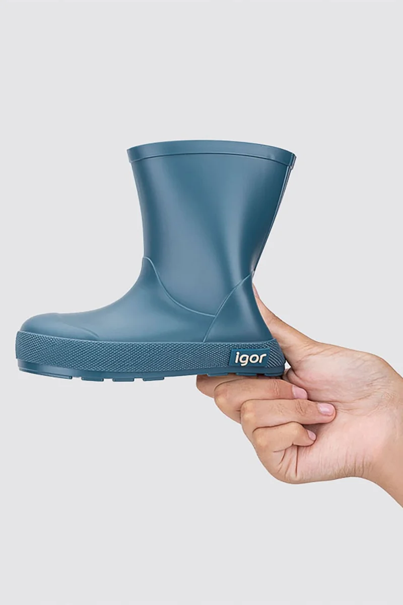 ايجور Yogi Boys Waterproof Rain Snow Boots W10291 Petrol Blue