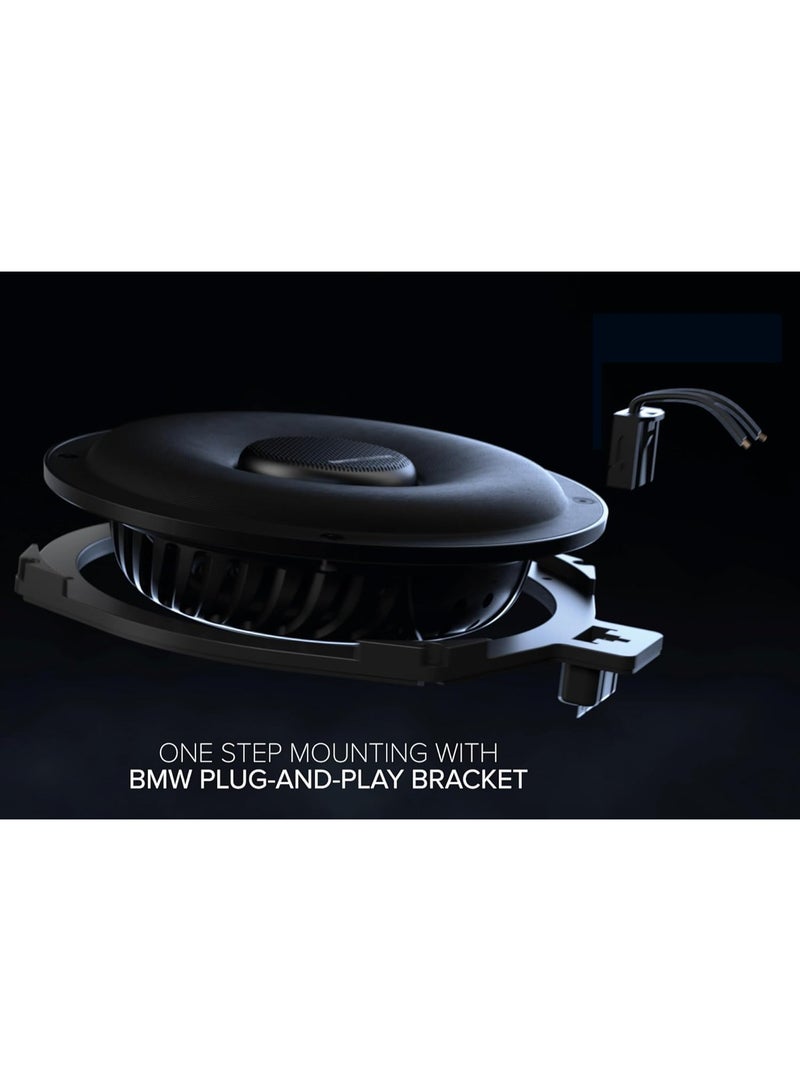 harman kardon Flow 80 Subwoofer for Underseat Installation in BMW, Audi & Porsche - 375W 8" inch with Powerful Bass, Direct Fit Shallow Depth Subwoofer - Image 5