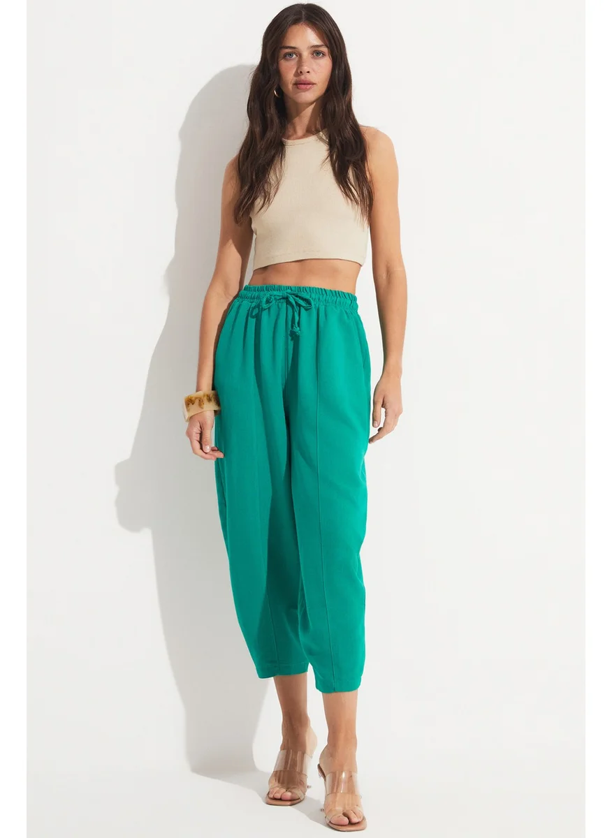 JUNE Elastic Waist Trousers