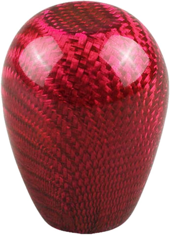 Sakali Universal Carbon Fiber Shift Knob - Red - Image 1