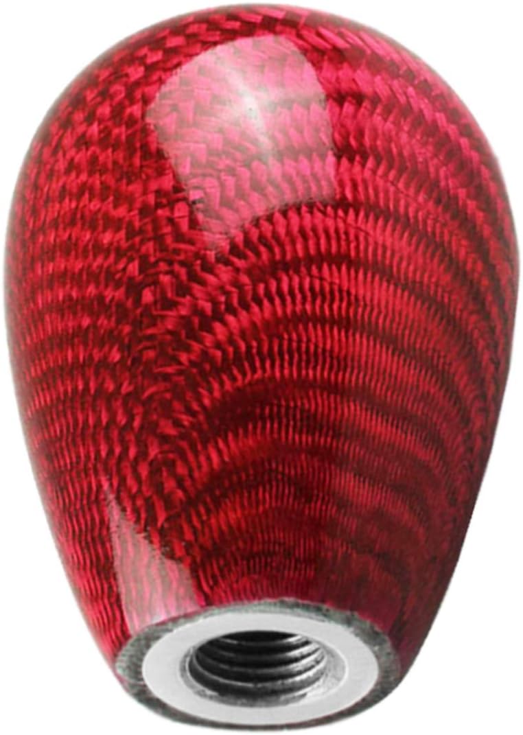 Sakali Universal Carbon Fiber Shift Knob - Red - Image 3