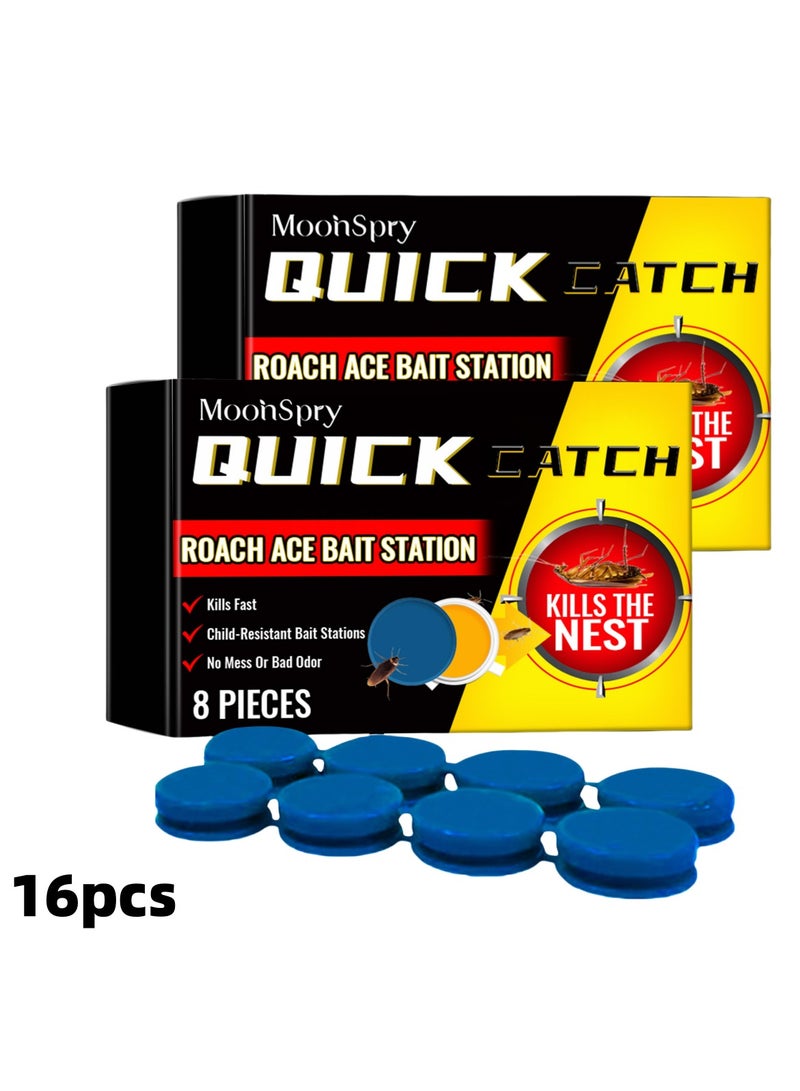 Generic Insect Repellent, Cockroach Bait, Home Kitchen, Cockroach Repellent Cleaner, 16 Pcs  - Image 1