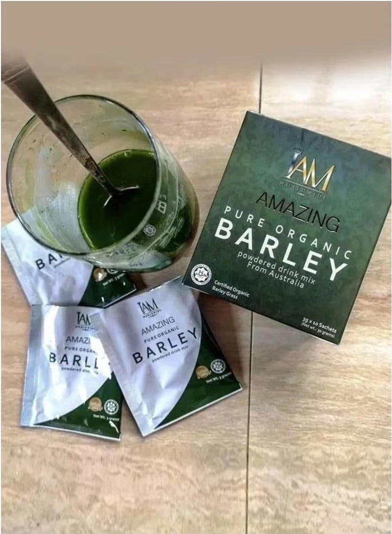 I AM Amazing Pure Organic Barley Powdered Drink Mix - Image 2