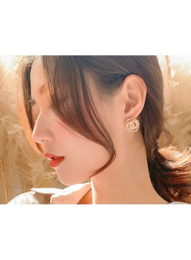 J&J Diamond Double Hoop Earrings - Image 5