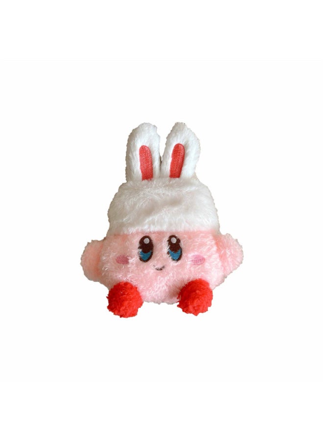 Loquat Plush Rabbit Hat Star Card Suitable For Airpods4 Generation Protective Case 2 Generation 3 Generation Pro2 For Apple Bluetooth Earphone Case-Color:Plush Rabbit Hat Star Kabi-Applicable Model:Airpods  - Image 1