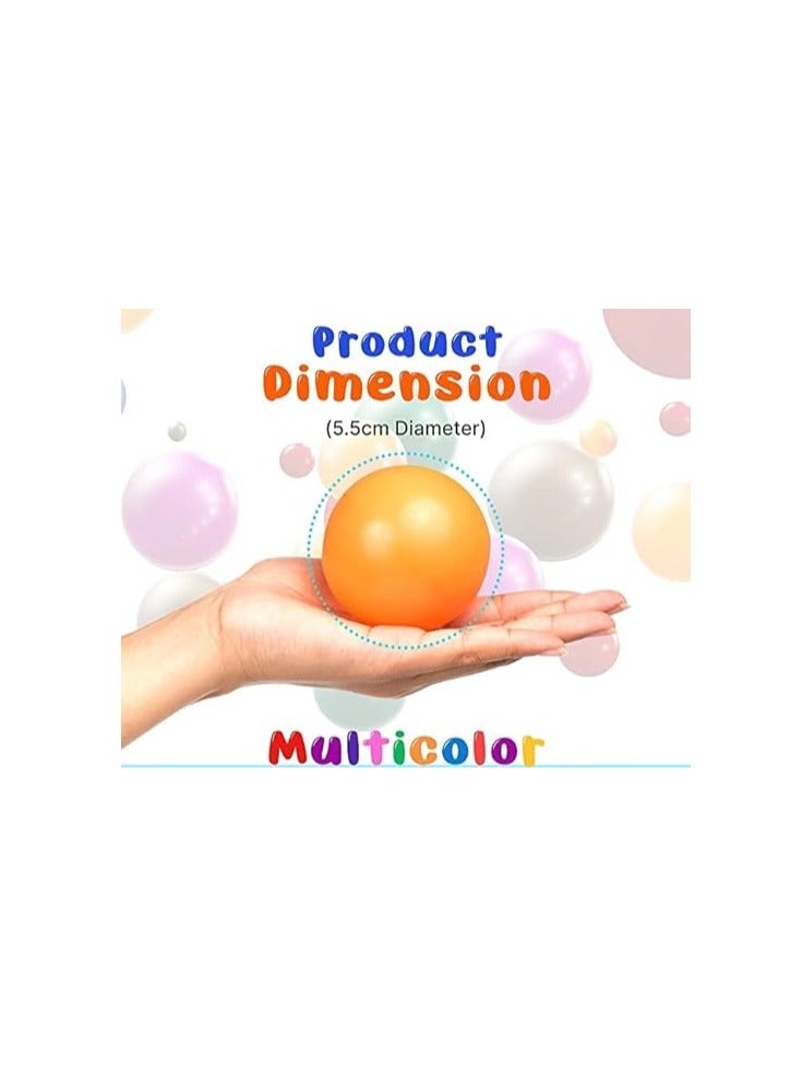 50-Piece Premium Soft Ocean Pit Toy Balls Play Set Multicolored 7x7x7cm  - Image 3