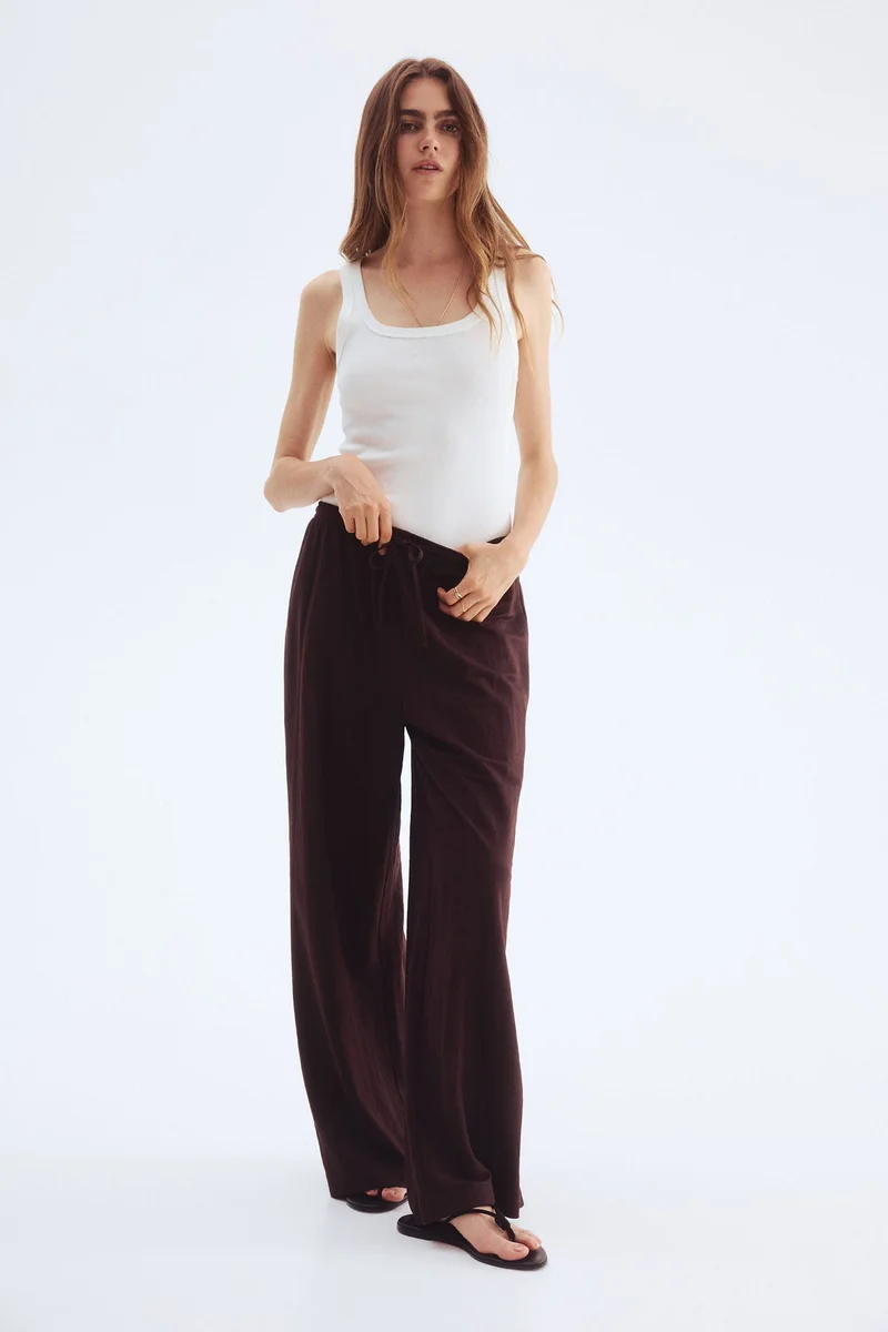 H&M Wide pull-on trousers