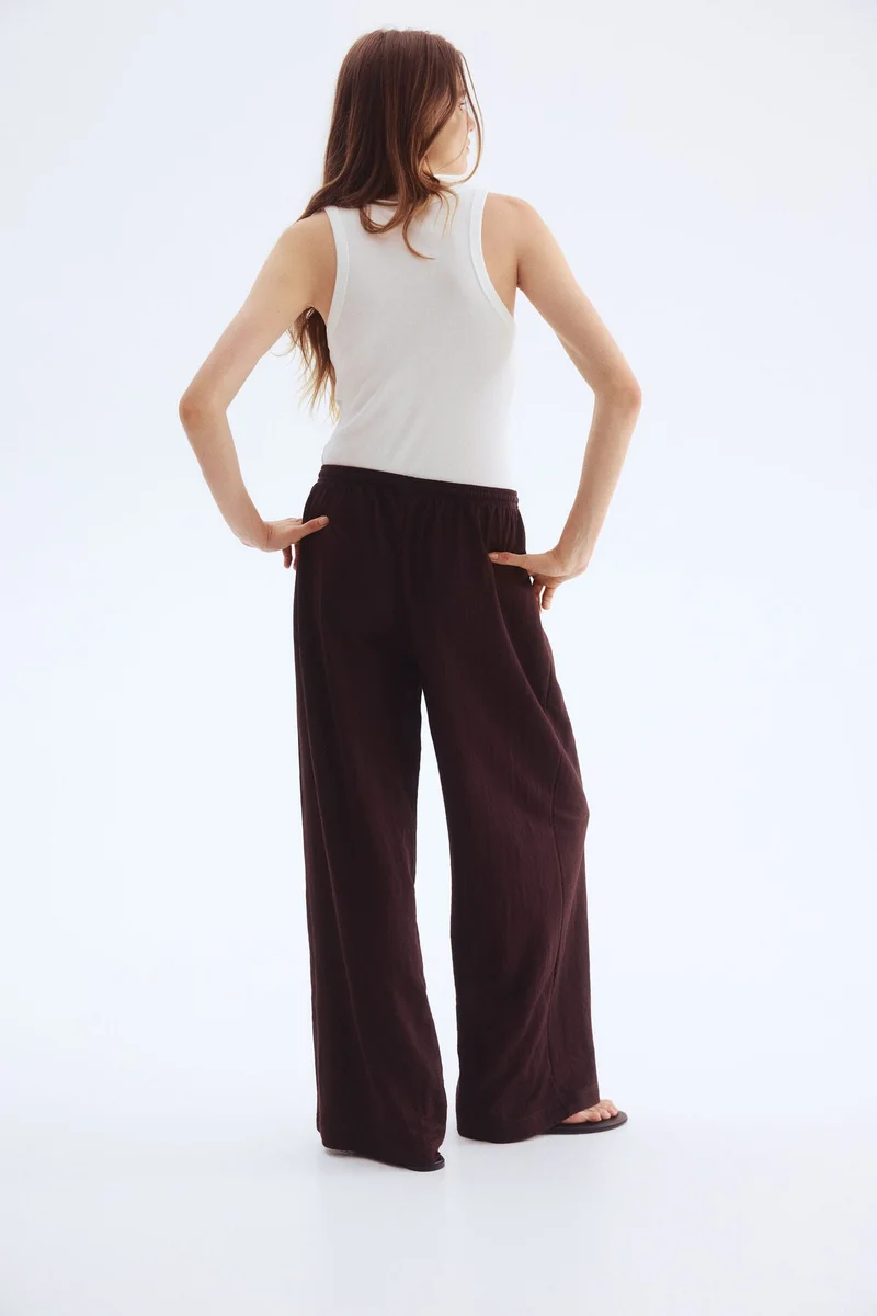 H&M Wide pull-on trousers