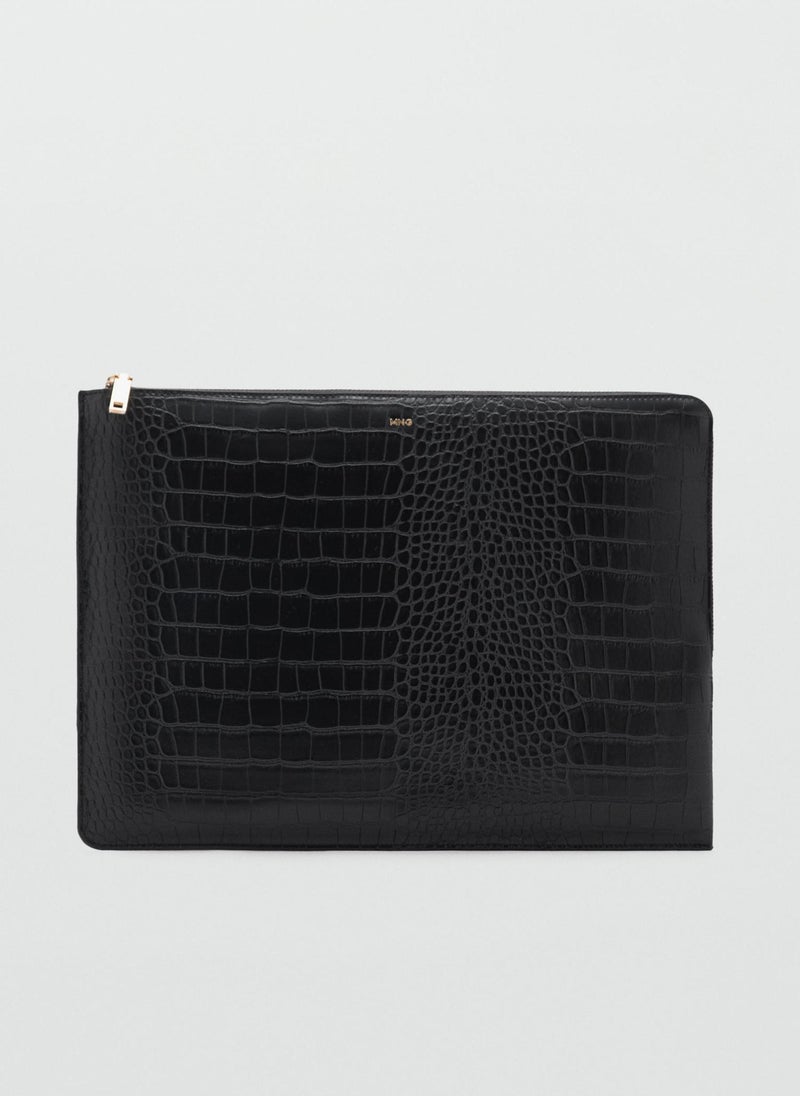 MANGO Leonor Logo Detailed Zip Through Wallets  - Image 2