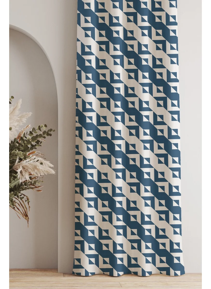 ايس هوم Pyramid Pattern Room Background Curtain